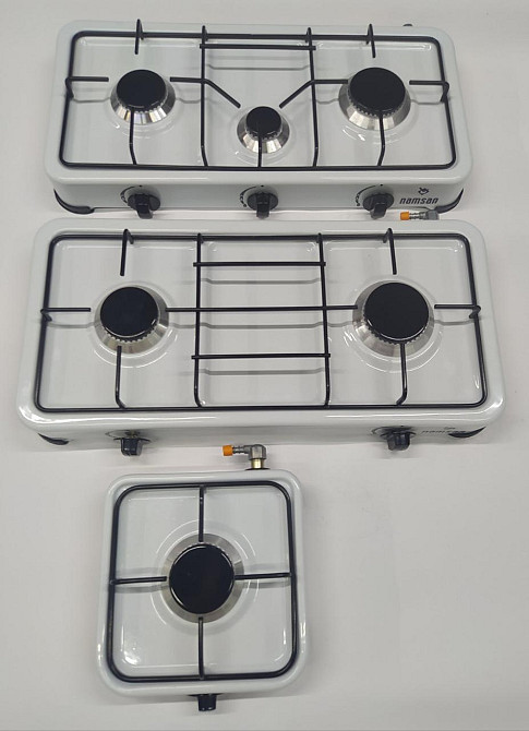 Газова плитка настільна на 2 конфорки зі штуцером Київ - фото 3