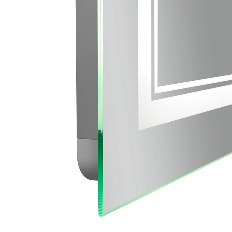 Зеркало настенное прямоугольное сенсорное Qtap Cardinal 1000х800 с LED-подсветкой Touch, с антизапотеванием Харьков - изображение 8