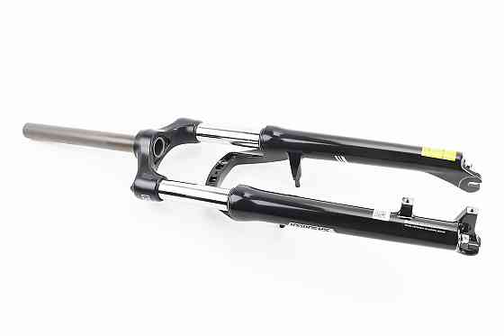 Вилка 26" амортизаційна, без різьби 1-1/8" (28,6мм), шток 240мм, з ходом 100мм, V/Disk-brake, Preload, алюмінієва, чорна XCM 30 Київ