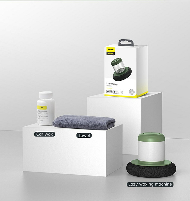 Пристрій для полірування автомобіля Baseus Lazy Waxing Machine Black Киев - изображение 1