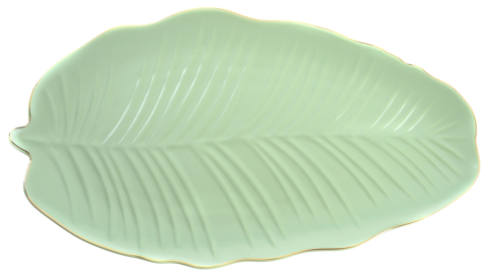 Блюдо Limited Edition Leaf Green Gold (6990674) Киев - изображение 1