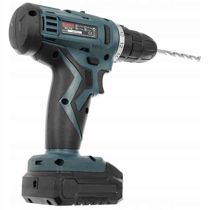 BX-178 Аккумуляторный шуруповерт 18В с 94 аксессуарами, 2 батареи Li-Ion, 2 скорости, в кейсе Одесса - изображение 9