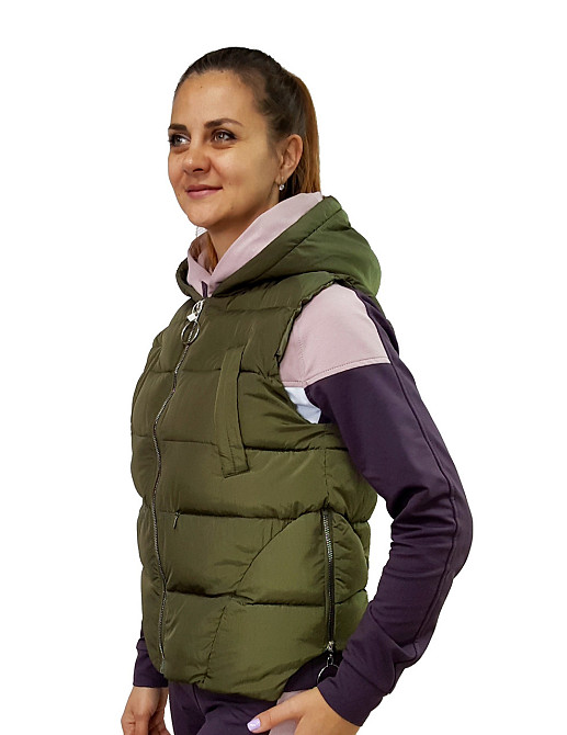 Женская короткая жилетка Киев - изображение 3