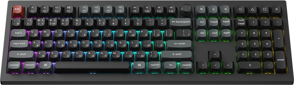 Клавіатура бездротова Keychron V6 Ultra Keychron Red Switch Black RGB (V6U-D1-UA) ( 22189 ) Харьков - изображение 2