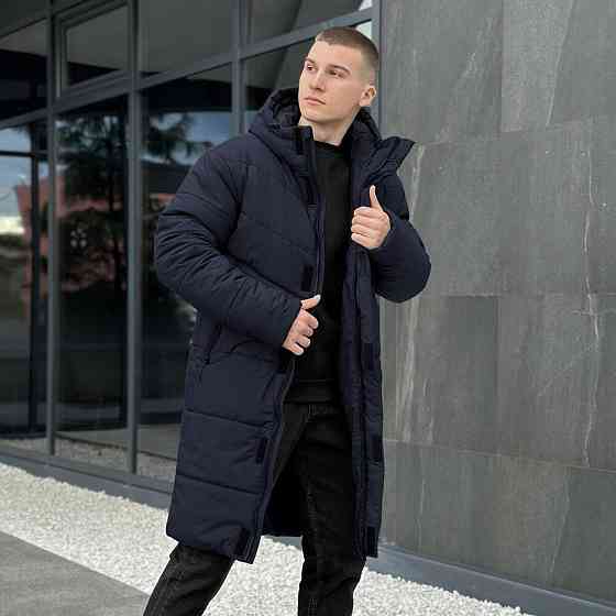 Темно-синяя зимняя куртка для мужчин Pobedov Legas Киев