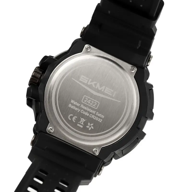 Часы мужские наручные спортивные Skmei 2422 (Черный) Винница - изображение 8