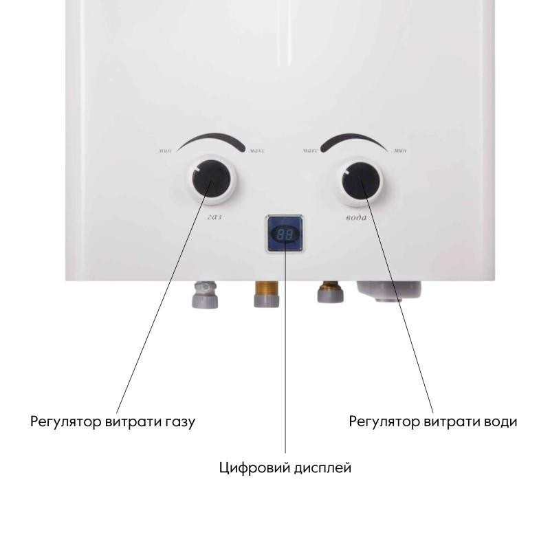 Газовая колонка дымоходная Thermo Alliance JSD20-10CR, 10 л, White Харьков - изображение 6
