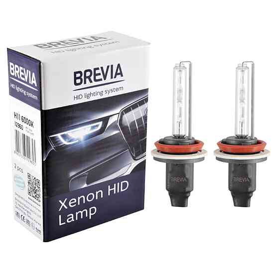 Ксенонова лампа Brevia H11 6000K, 85V, 35W PGJ19-2 KET, 2шт Київ