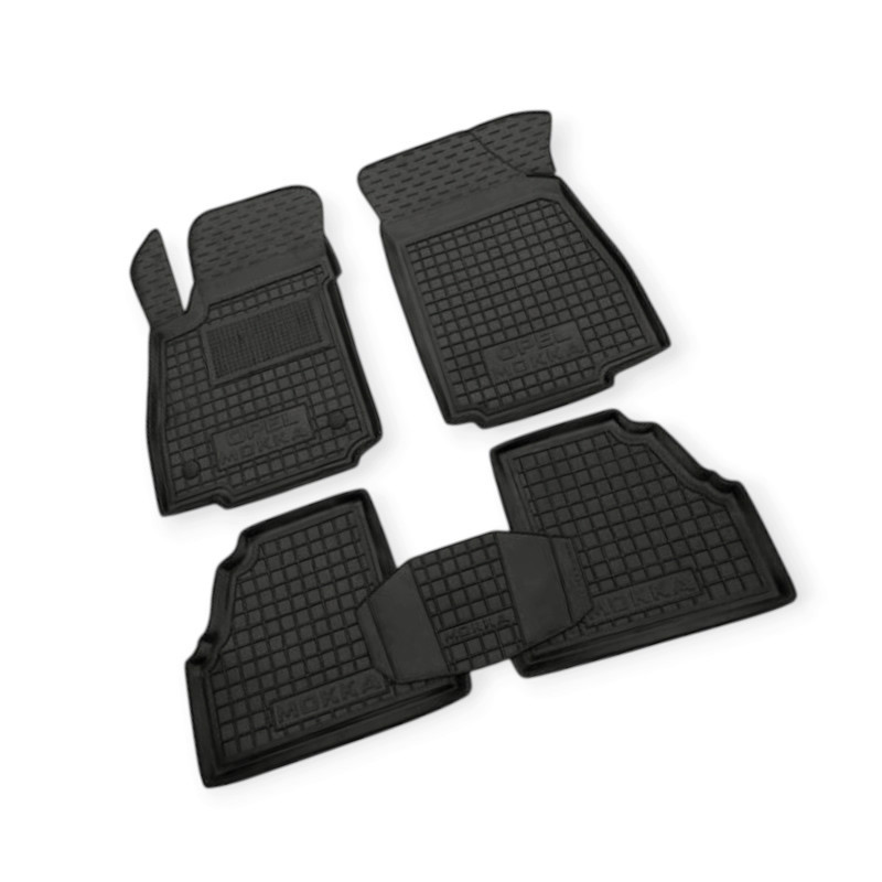 Килимки салону Opel Mokka (2012-2021) борт 2,5 см, з перемичкою Мукачево - фото 1