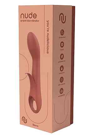 Вібратор Dream Toys Nude Sierra для точки G, коричневий Sex Aura Київ