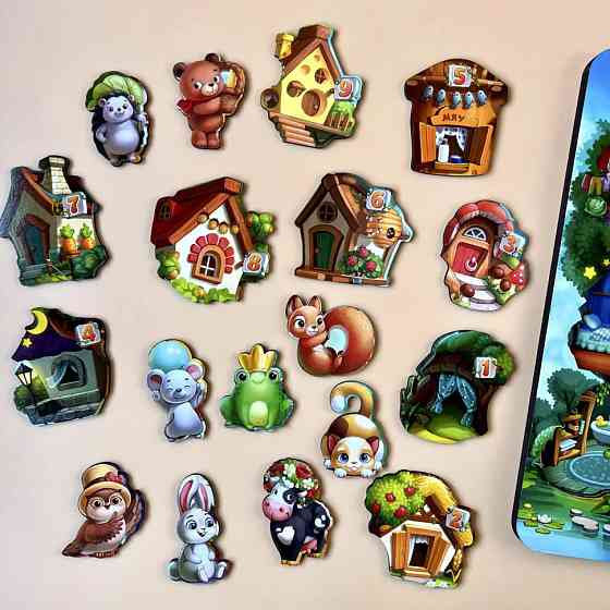 Деревянный пазл-вкладыш 