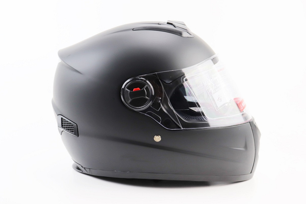 Шолом інтеграл, закритий+окуляри BLD-М61 М (57-58см), ЧОРНИЙ матовий Киев - изображение 4