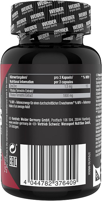 Трибулус Weider Premium Tribulus 90 caps Луцк - изображение 2