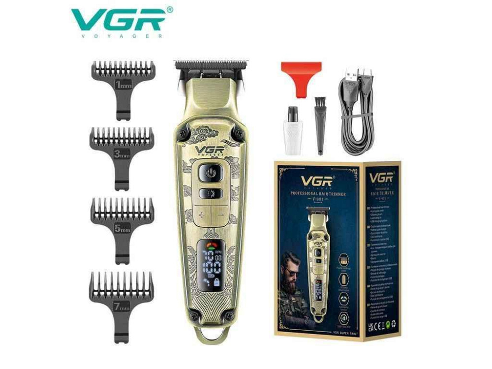 Тример Акумулятор V-901, 4 насадки, LED display ТМ VGR Київ - фото 1