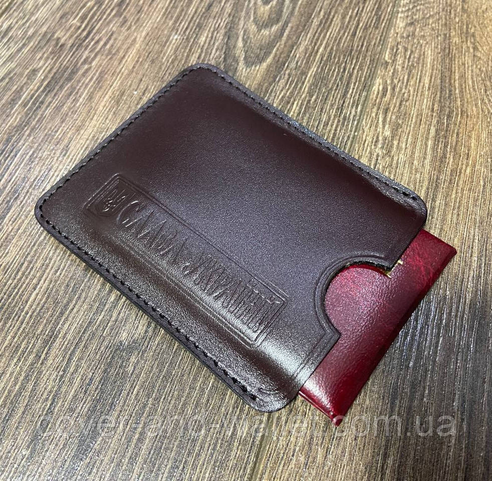 Універсальна обкладинка на посвідчення УБД з тисненням Слава Україні Київ - фото 4