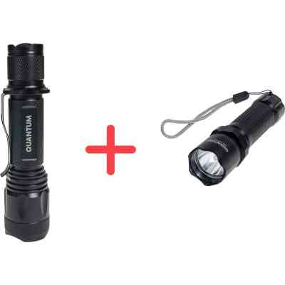 Ліхтар Quantum Techno 10W LED + ПОДАРУНОК QM-FL1043 (QM-FL1010-CB-PR1) Вінниця