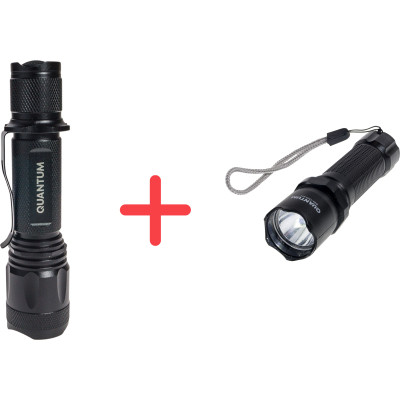 Ліхтар Quantum Techno 10W LED + ПОДАРУНОК QM-FL1043 (QM-FL1010-CB-PR1) Вінниця - фото 1