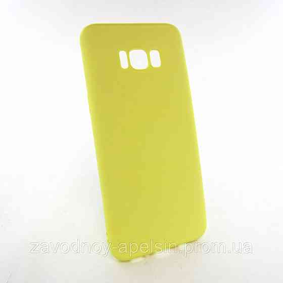 Samsung G955 S8+ Plus Чохол силіконовий (жовтий) Одеса