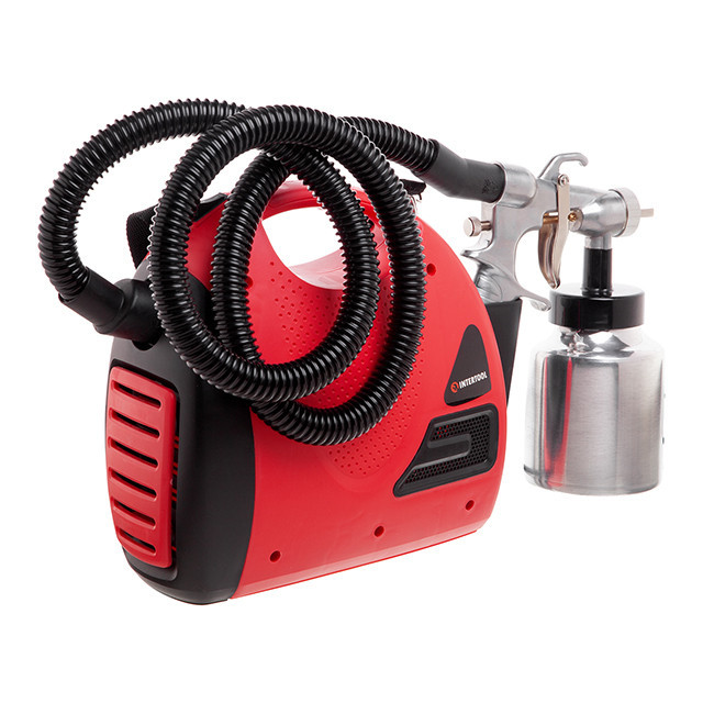 Фарбопульт електричний INTERTOOL DT-5060, 0,6 кВт, 550 мл/хв,форсунка 1,8 мм, бачок 1л, 0,14-0,70 бар - без компресора Львів - фото 2