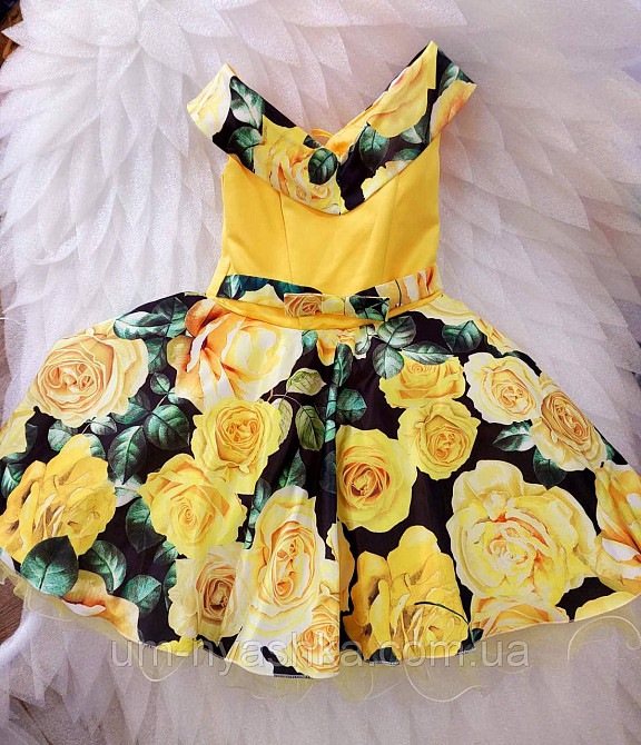 Святкова сукня з квітами в ретро стилі "Стиляги" Кривий Ріг - фото 1