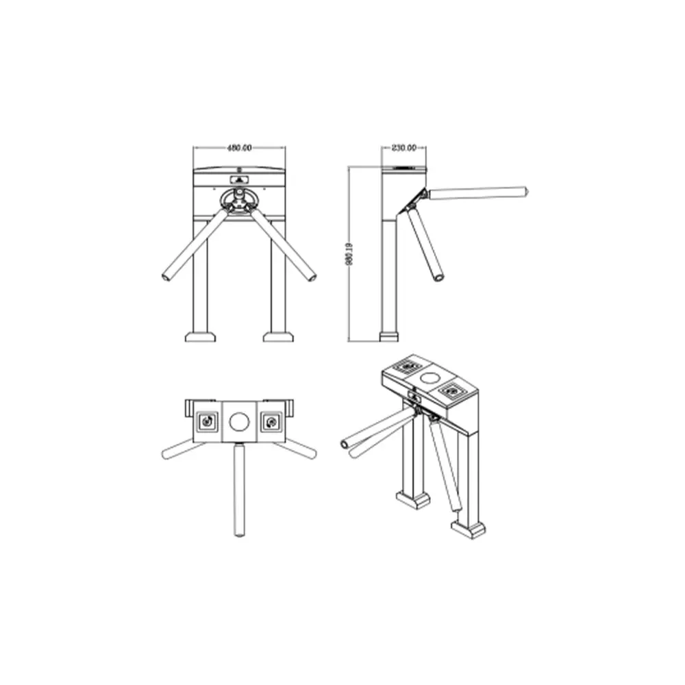 Турнікет-трипод Trinix TRX-3000TS (71-00087) Київ - фото 4