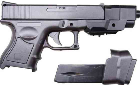 Детский пистолет Глок Glock 26 , 2 обоймы, удлинитель ствола. Харьков