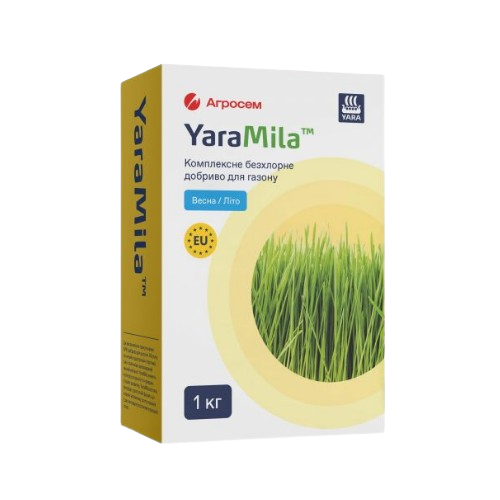 Добриво для газону комплексне безхлорне 1кг Весна-Літо Yara Mila Житомир