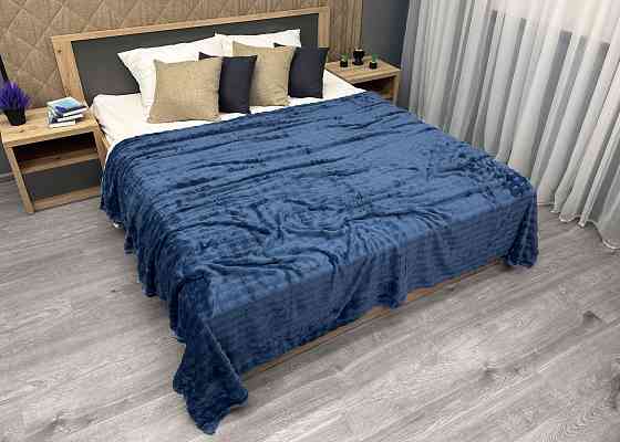 Плед-покривало 200х230 см (+-5см) Soft Night Синій (87-137) Київ