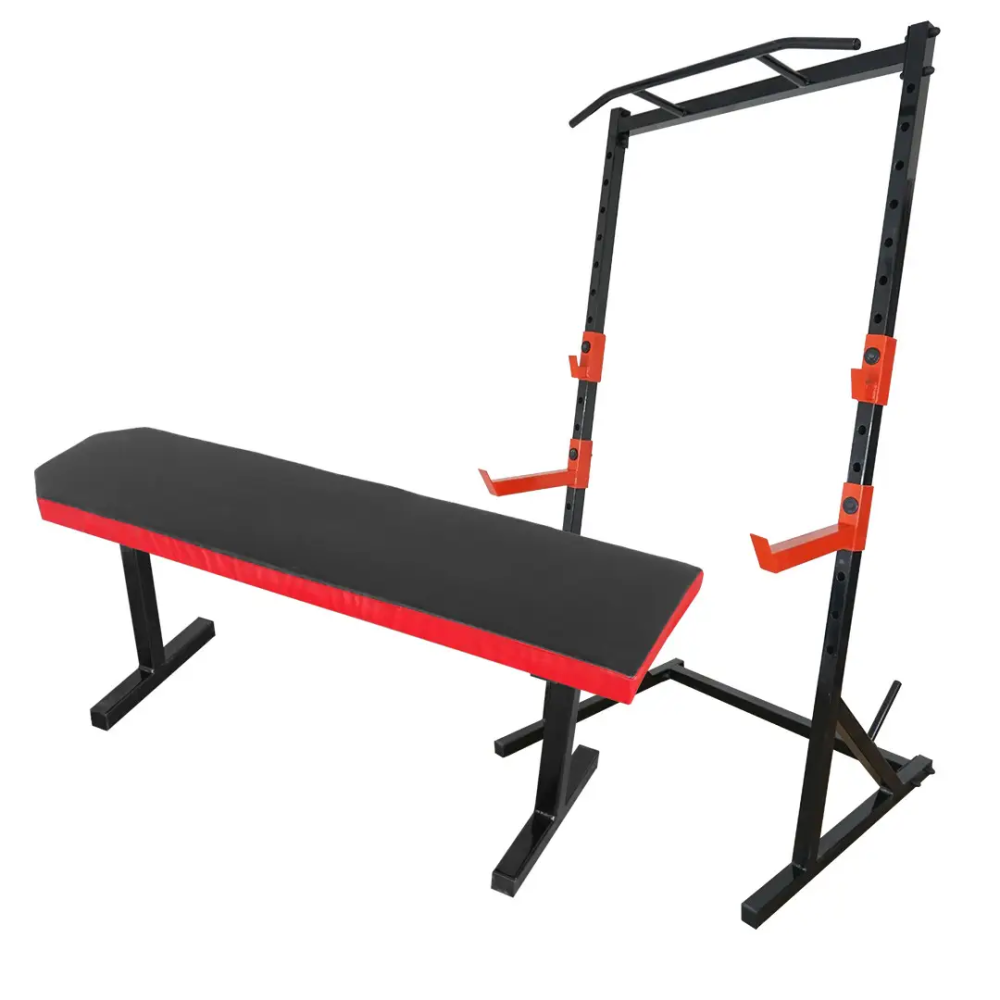 Скамья горизонтальная для жима + Стойки с турником 50 на 50 мм Киев - изображение 1