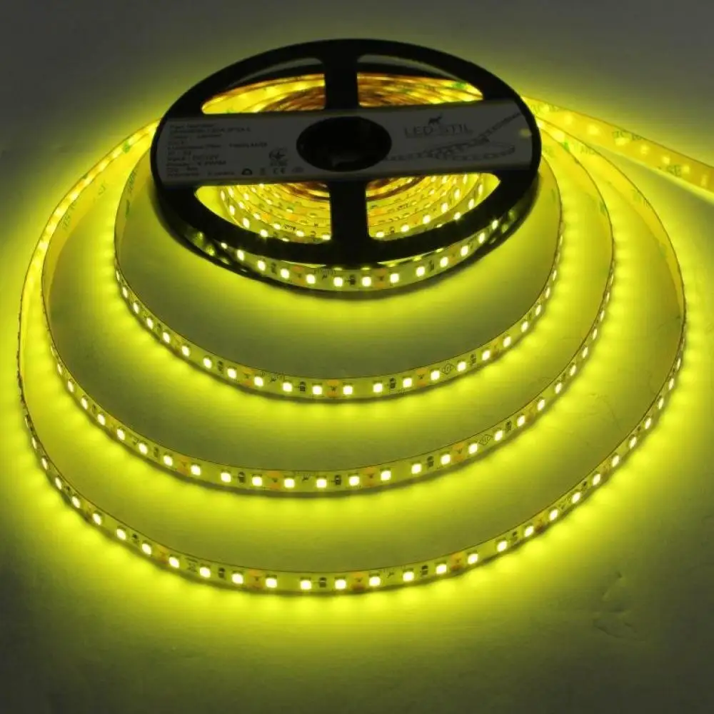 LED-STIL LED стрічка LED-STIL 9,6 W, 2835, 120 шт, IP33, 12V, лимонний колір світіння Коломия - фото 9