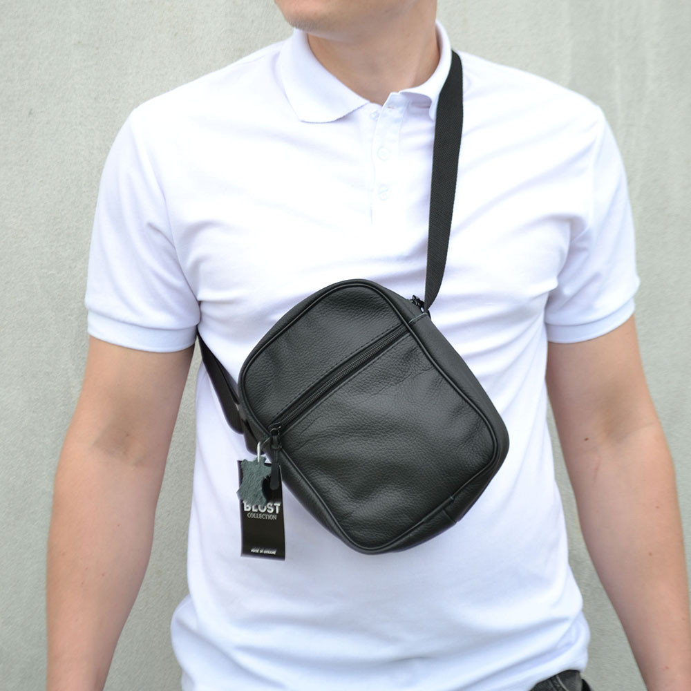 Сумки-месенджери поштарки, Чоловіча невелика сумка-месенджер, Органайзери сумка-барсетка через плече BT-52 Львів - фото 15