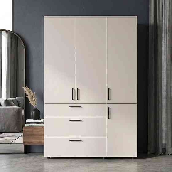 Шафа для одягу Doros Торн Кашемір 3 ДСП/3Ш (штанга) 135х51.6х200 (DRS-012061) Львів