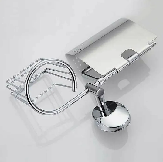 Держатель для бумаги металлический с крышкой и металлической корзиной Zerix LR3303-1 (LL1425) Черновцы - изображение 5