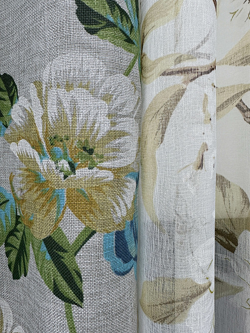 Комплект штор VR-Textil Лен Прованс 150х270 2шт и Тюль 500х270 2082ш-1908т Разноцветный 71-211/4 Киев - изображение 7