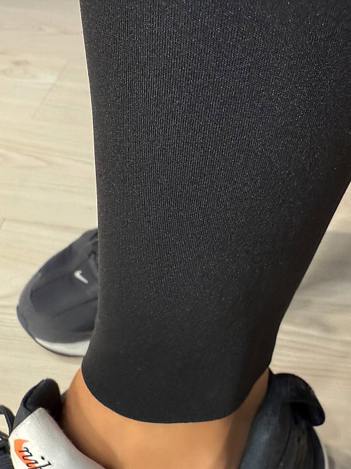 Лосины женские Ласточка 705-1 дайвинг с широким утягивающим поясом черные, черный, L Киев - изображение 5