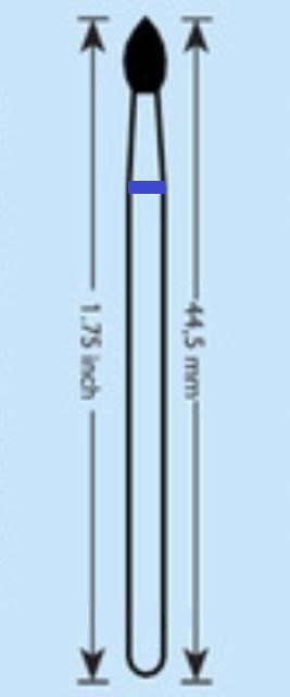 Алмазна насадка пламевидная . Київ - фото 1