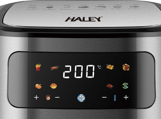 Мультипечі-аерогриль Haley HY-2525 2000Вт з висувною кошиком, безолійна фритюрниця з електронним управлінням Одеса