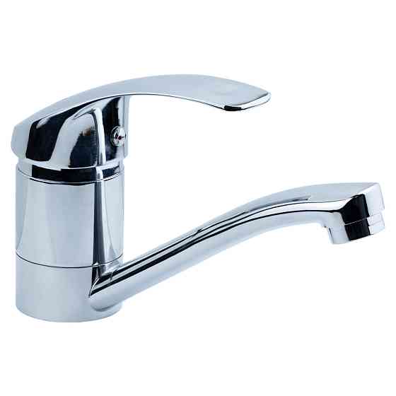 TAU Смеситель s40 Ø40 для кухни гусак прямой 150мм на гайке TAU SL-1B143C (9840100) Киев