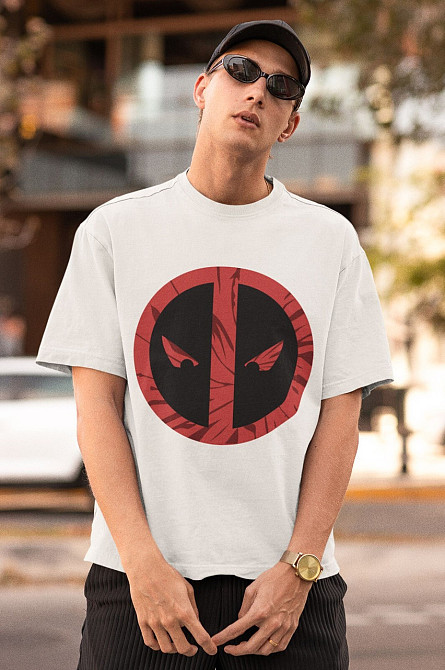 Футболка з аніме принтом Суперхеро Біртхдай Суперхеро Гіфт оверсайз (S/M/L) Чорний AnimeJ1071 Дніпро - фото 4