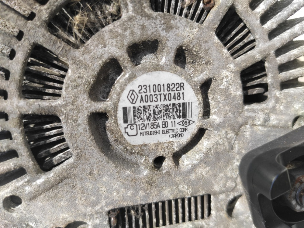 Генератор 185A Opel Movano 2.3 dci 2010-2021 (231001822R) Ковель - фото 5