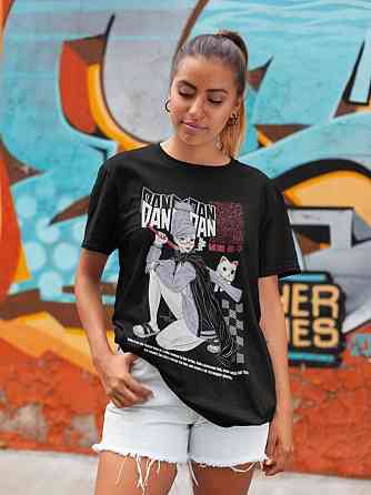 Футболка з аніме принтом Сеіко Айасе Дандадан Косплай оверсайз (S/M/L) Чорний AnimeJ1101 Дніпро