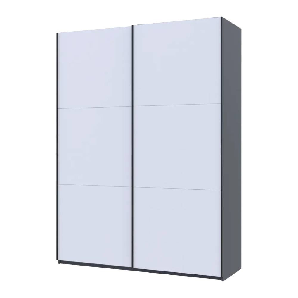 Шафа-купе Doros G-Caiser Графіт/Білий 2 ДСП / 3 частини 180х60х240 DRS-011729 (44900262) Львів - фото 1