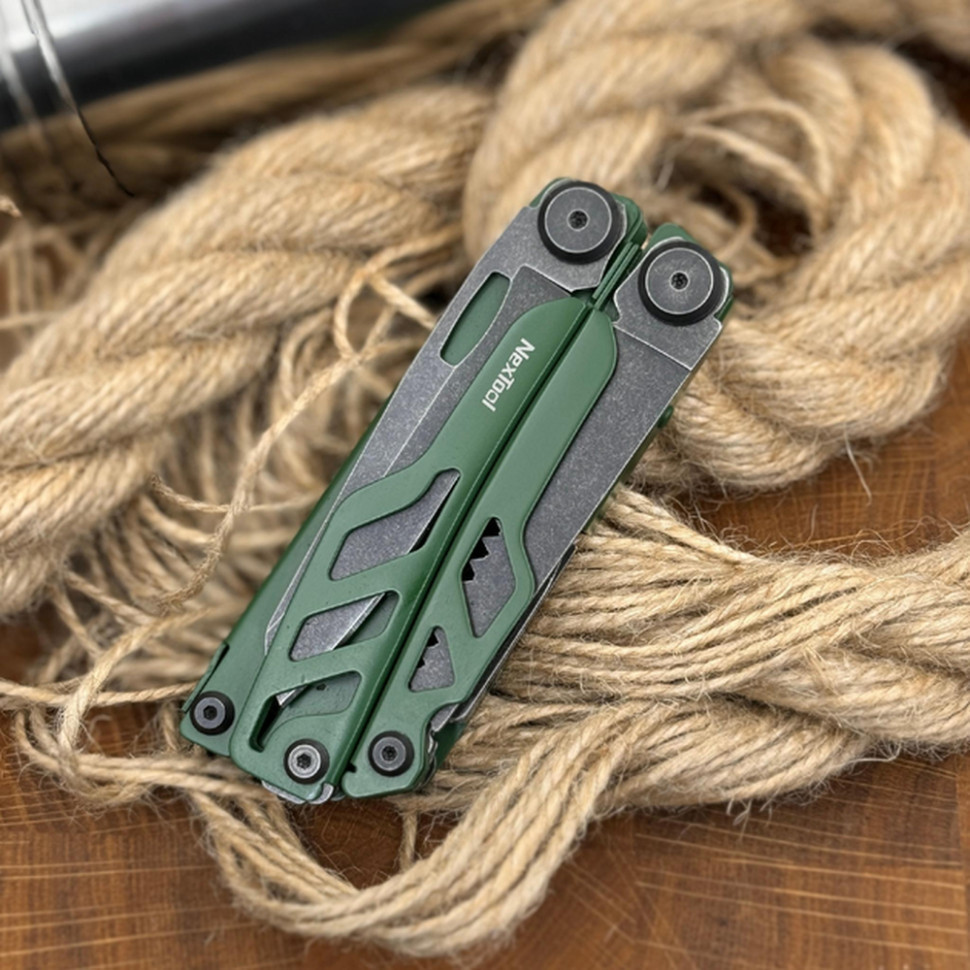 Мультитул NexTool Flagship Pro, зелений Київ - фото 7