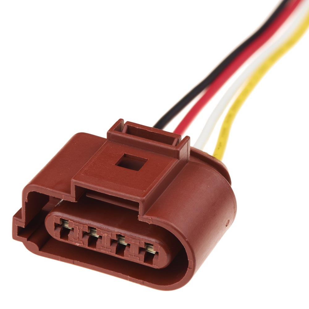 Роз'єм конектор с проводом, 4-контактний Коричневий, Пластик, 1J0973724A, VAG Германия, Франция, Audi, Bugatti, Porsche, Seat Київ - фото 1