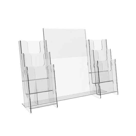 Подставка EKOSTAR для евробуклетов + информация А4 Киев