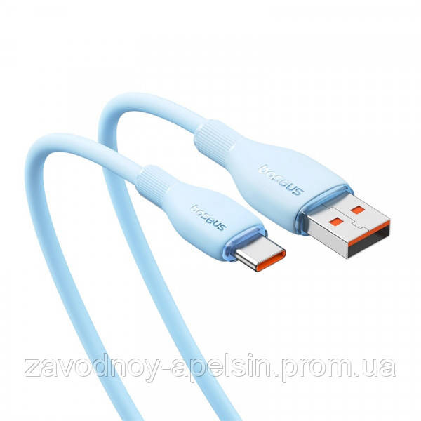 USB Type-C кабель силіконовий 3 A 2 м 100 W (baseus) Одеса - фото 6