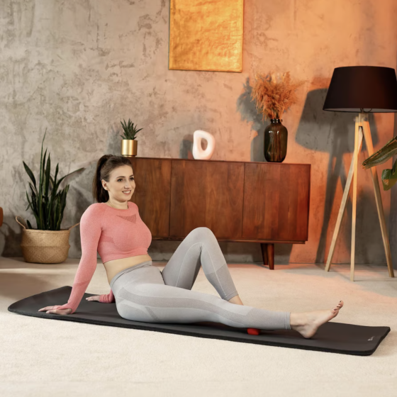 Колрик для йоги Hop-Sport HS-NB010GM NBR 1см черный Киев