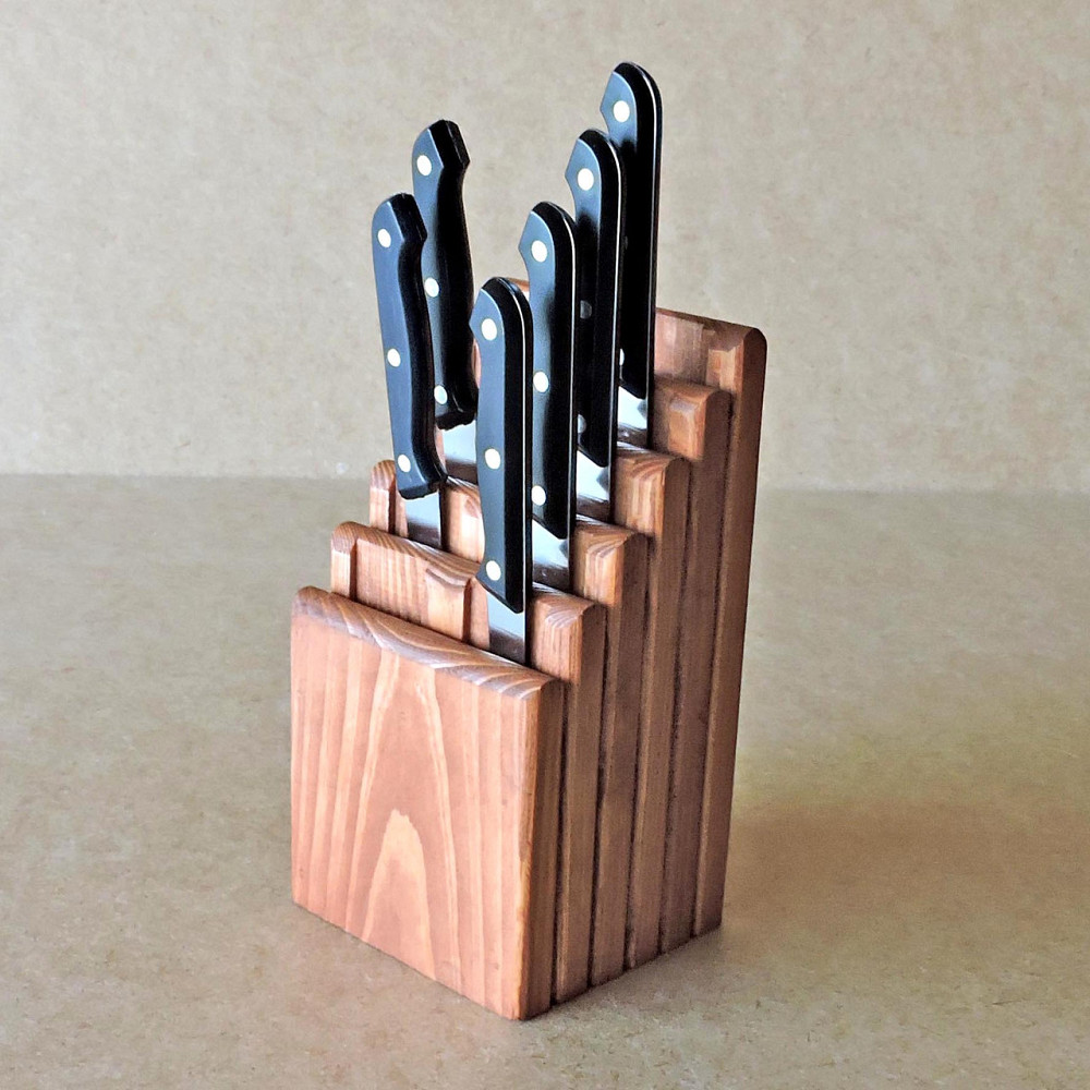 Підставка для ножів "Долорес" шафран Миколаїв - фото 1