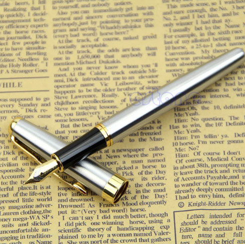 Ручка перова чорнильна метал Київ - фото 1