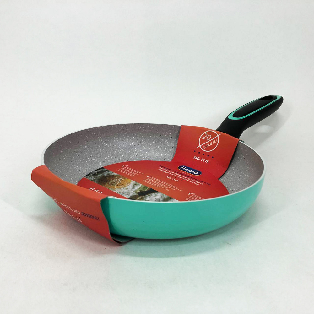 Сковорода для смаження на індукційній плиті, Сковорода з алюмінієвим корпусом, Довговічні сковорідки BX-40 Львів - фото 3